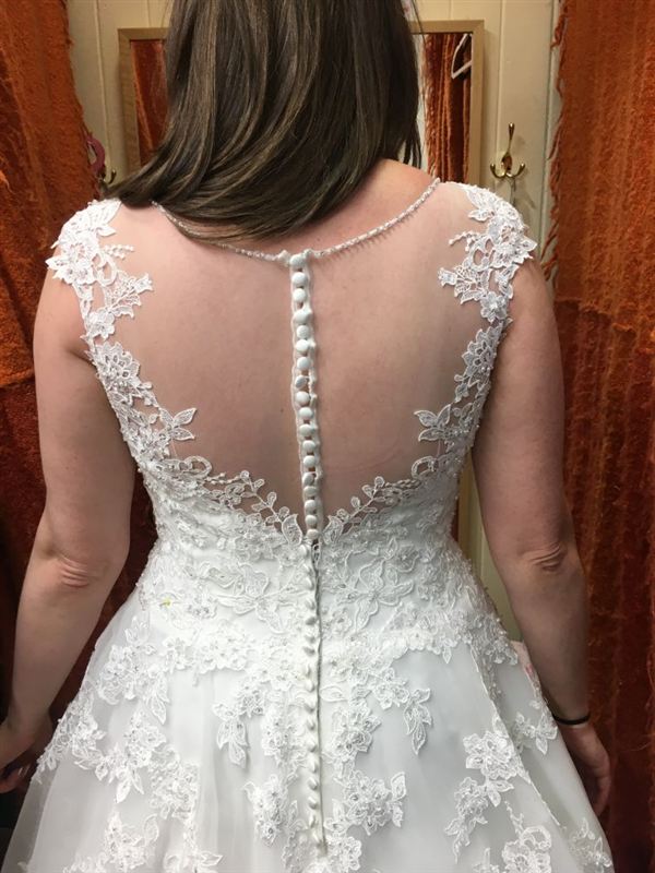 Wedding dress alteration, photo 5